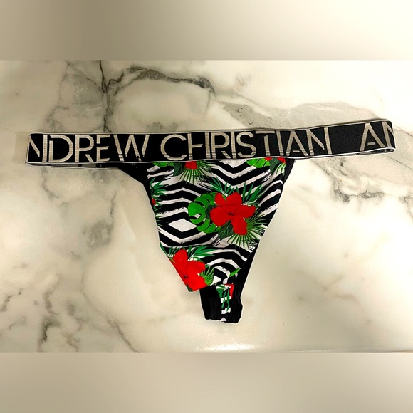 Andrew Christian Miami y back thong large - Picture 1 of 2